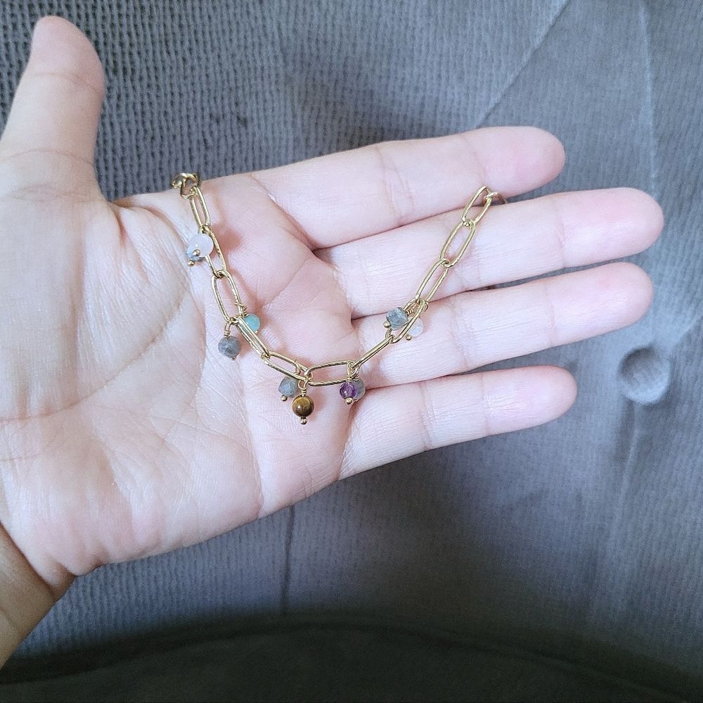 ✨️HP✨️ Luna🌙 Norte Multiple Gemstone Bead Bracelet - NIB - Picture 5 of 16